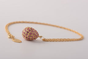Keren Kopal Golden Pink Egg Pendant Necklace Pendant 39.00