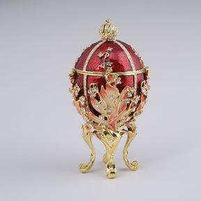 Keren Kopal Red Majestic Faberge Egg  151.50