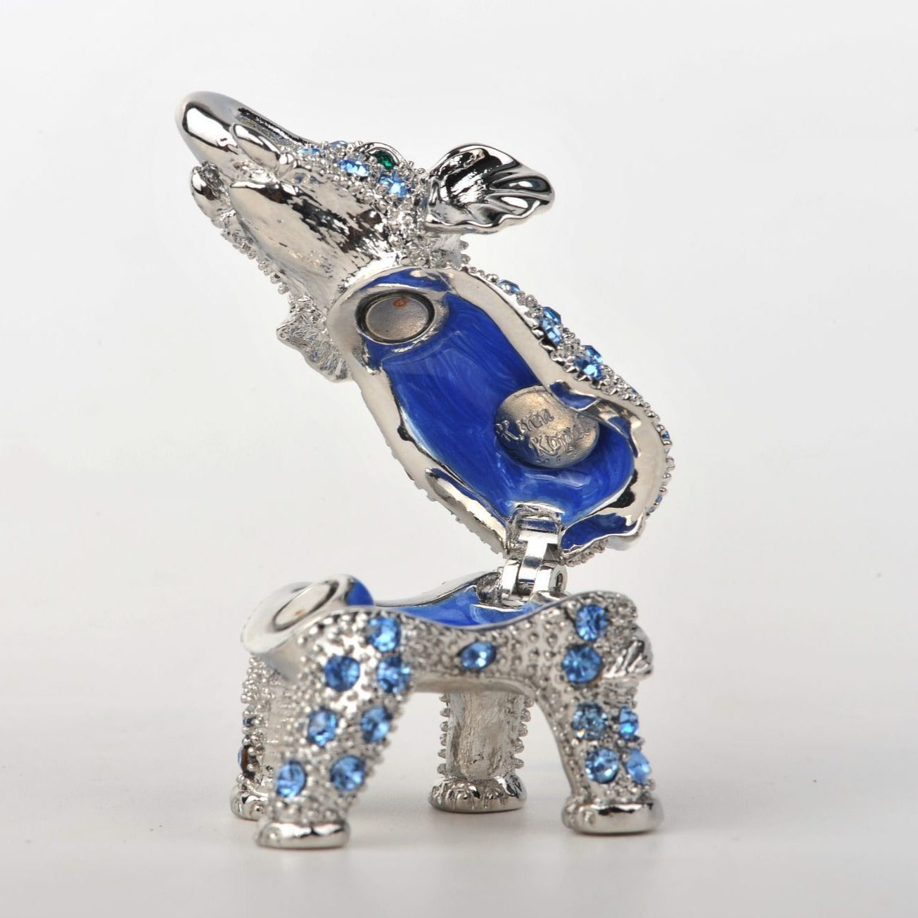 Silver & Blue Elephant  Keren Kopal