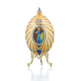 Keren Kopal Colorful Peacock Faberge Egg