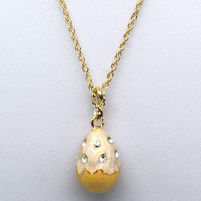 Yellow Egg Pendant Necklace jewelry Keren Kopal