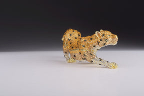 Brown Lioness, cheetah trinket box Keren Kopal